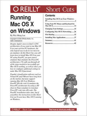 cover image of Running Mac OS X on Windows